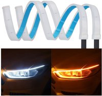 Set 2 Benzi Matrix 45CM LED flexibile pentru faruri-alb si galben - 1