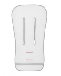 Protectie anti-transpiratie KikkaBoo Hedge-hugs, Model universal pentru carucior,husa din bumbac moale si spate din plasa 3D respirabila, Orificii pentru centura de siguranta,Dimensiune 81x42 cm - 1
