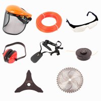 Pachet Motocoasa Micul Fermier MF-712, Putere 5 CP,10 Accesorii + Plasa umbrire / anti-vant 1.5 m  x 50 m, 75% grad de umbrire - 5