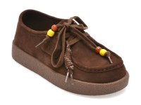Mocasini GRYXX maro, 256, din piele intoarsa - 1