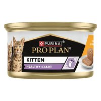 PURINA Pro Plan Healthy Start Kitten, Pui, conservă hrană umedă pisici junior, (pate), 85g - 3
