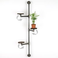 Jardinieră BORURAF263 Argintiu 114x31x12 cm - 1