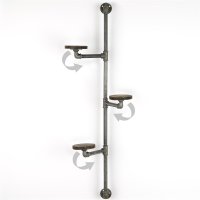 Jardinieră BORURAF263 Argintiu 114x31x12 cm - 4
