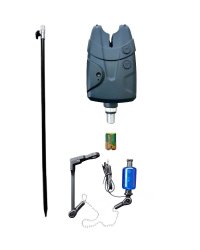 Set lanseta telescopica 3 m carbon, mulineta NBR 3000 Cool Angel, juvelnic, senzor cu swinger, fir 150 m, montura crap - 3