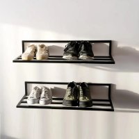 Pantofar hol 2 buc 70X30X25 cm, negru - 1