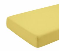 Cearceaf galben KidsDecor din bumbac cu elastic 100x200 cm - 2