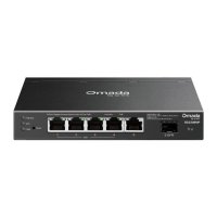 Switch Omada Access 6-Port Gigabit cu 5 Porturi RJ45 si Slot SFP - 1