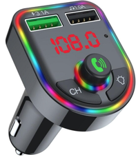 Modulator FM Auto F6 cu Bluetooth si USB - Muzica si Conectivitate in Masina - 1