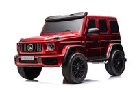 Masinuta electrica Mercedes G63, 2 locuri, 4x4, 800W, 24V 14Ah, player MP4, rosu metalizat - 1