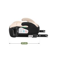 Inaltator auto copii I-Size cu isofix Tulano Avignon Cabby 30 Beige-Black 125-150 cm,suport pahar inclus,husa din material ultra soft,omologat R129 - 3