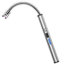 Aprinzator electric cu arc si gat lung flexibil ideal aprindere lumanari aragaz cuptor semineu anti vant - 1