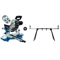 Fierastrau circular de masa cu laser HM254 Scheppach 5901216901, 2000 W, O255 mm + Stand Troy 90012 - 1