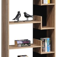 Biblioteca Naya Natural-Antracit 72x30x30x5 cm - 2