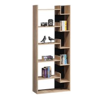 Biblioteca Naya Natural-Antracit 72x30x30x5 cm - 1