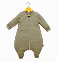 Sac de dormit Kidsdecor cu picioruse si maneci 2 tog Winkie-Dinkie Hello Yellow 110 cm - 6