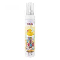 Spuma creativa pentru baie si slime Tubi culoarea galben 200 ml - 1