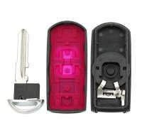 Carcasa cheie auto compatibila cu Mazda 2, 3, 5, 6, CX-3, CX-5, CX-7, CX-9, RX-8, MX-5, 2 butoane, model 2012-2018 - 5