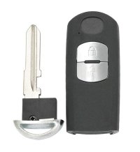 Carcasa cheie auto compatibila cu Mazda 2, 3, 5, 6, CX-3, CX-5, CX-7, CX-9, RX-8, MX-5, 2 butoane, model 2012-2018 - 2