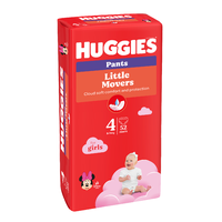 Scutece chilotel, Fetite, Marimea 4, 9-14 kg, 52 bucati, Huggies - 1