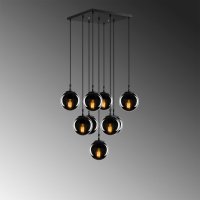 Lustra Efe - 2161 Negru Fumuriu - 6