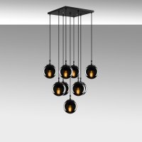 Lustra Efe - 2161 Negru Fumuriu - 7