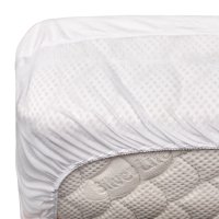 Protectie saltea impermeabila din bumbac cu elastic, 140 x 200 cm - Ortopedicus - 1