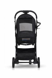 Carucior sport pentru copii dual fold EasyGo Faro, certificat pana la 22 kg, accesorii si geanta transport incluse, Ebony Black - 3