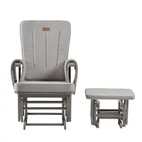 Fotoliu reglabill pentru alaptare ONINO cu suport de picioare Classic Pearl Gray - 5