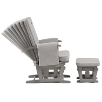 Fotoliu reglabill pentru alaptare ONINO cu suport de picioare Classic Pearl Gray - 6