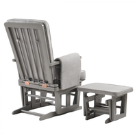 Fotoliu reglabill pentru alaptare ONINO cu suport de picioare Classic Pearl Gray - 7