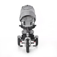 Tricicleta pentru copii Lorelli Neo Air Grey Luxe 4 in 1 multifunctionala, roti mari gonflabile, spatar inalt reglabil, sezut rotativ, 2 tipuri de suport pentru picioare si dispozitiv de franare - 2