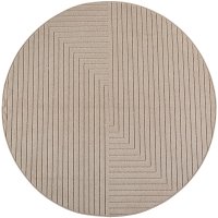 Covor rotund Nova V2 Bej 200x200 cm - 1