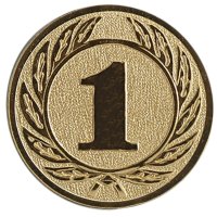 Emblema medalie cu simbol si numar, 25mm - 1