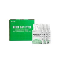 Set 3 cutii de litiera mixt PETKIT Mixed Cat Litter, 2.5 kg/cutie - tofu si bentonita - 1