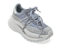 Pantofi sport GRYXX gri model 9053 din material textil si piele naturala - 1