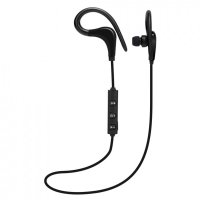 Casti Wireless Techstar® BT200, Bluetooth 4.1 ,HD Audio, Rezistente la Transpiratie, Comenzi pe Fir, Negru - 7