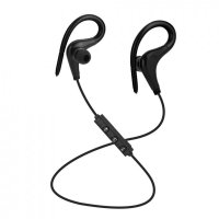 Casti Wireless Techstar® BT200, Bluetooth 4.1 ,HD Audio, Rezistente la Transpiratie, Comenzi pe Fir, Negru - 6