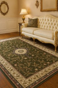 Covor Lotos Verde 200x400 cm - Delta 523 310 - 1