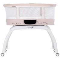 Patut pentru copii Chipolino Sogno 2 in 1 macadamia cu leganare si cantar integrat - 1