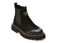 Ghete GRYXX 447GR30 negre din piele intoarsa pentru femei - 1