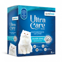 Asternut Igienic Ultra Care Ioni de Argint pentru Pisici Sensibile, 8 L - 1