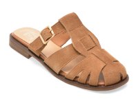 Papuci FLAVIA PASSINI 1352H33 maro din piele intoarsa pentru femei - 1