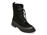 Ghete EPICA negre din piele intoarsa, model 4F2591 pentru femei - 1