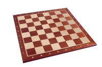 Tabla de sah -lemn mahon, 48 x 48 cm, patrat 50 mm (cu sau fara notatie) - 1