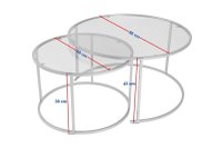 Set masute de cafea Aurum Negru - 7