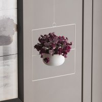 Ghiveci decorativ Pandantif Alb 40x40x17 cm - 3