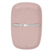 Saltea de infasat Cangaroo Nuvia din spuma EVA roz 69x44 cm, cu centura de siguranta si design portabil - 5