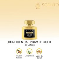 Parfum arabesc Confidential Private Gold by Lattafa, apa de parfum 100 ml, femei - Original Dubai - 1