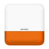 Sirena wireless de exterior Hikvision AXPRO DS-PS1-E-WE, indicator portocaliu, 868 MHz - 1