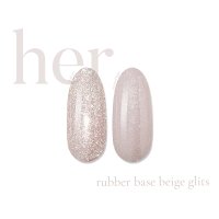 Her Rubber Base Gold Glits - 1